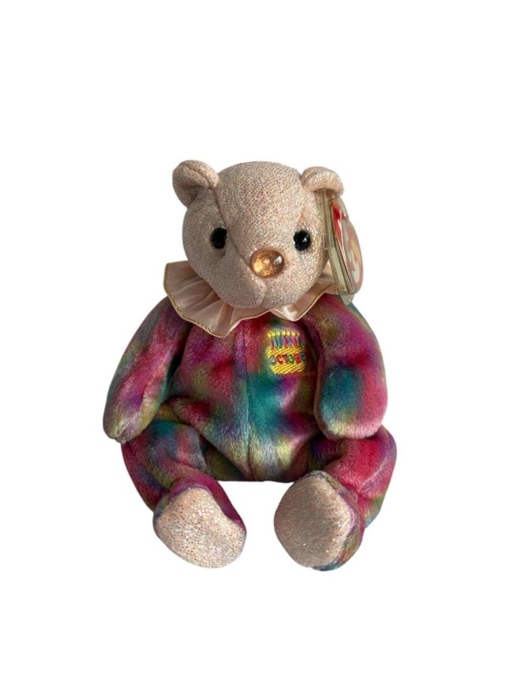 Ty Beanie Babies Birthday Bear - October